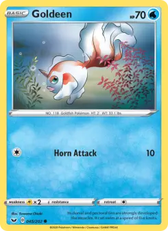 Pokémon-Karte Goldeen 045/202