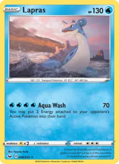 Pokémon-Karte Lapras 048/202