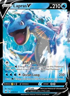 Pokémon-Karte Lapras V 049/202