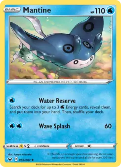 Pokémon-Karte Mantine 052/202