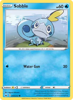 Pokémon-Karte Sobble 054/202