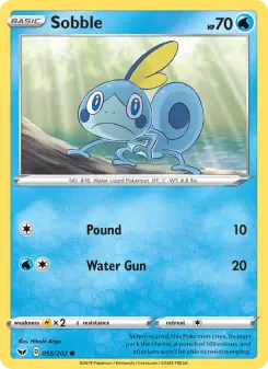 Pokémon-Karte Sobble 055/202
