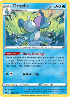 Pokémon-Karte Drizzile 056/202