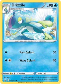 Pokémon-Karte Drizzile 057/202