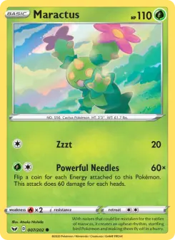 Pokémon-Karte Maractus 007/202
