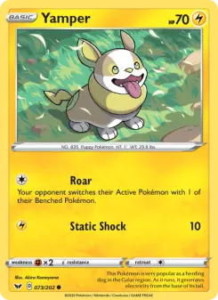 Pokémon-Karte Yamper 073/202