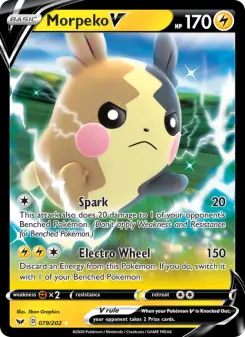 Pokémon-Karte Morpeko V 079/202