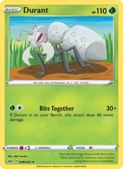 Pokémon-Karte Durant 008/202