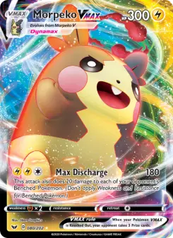Pokémon-Karte Morpeko VMAX 080/202