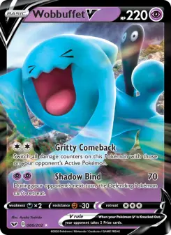 Pokémon-Karte Wobbuffet V 086/202