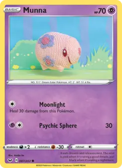 Pokémon-Karte Munna 087/202