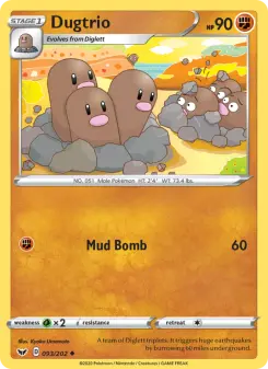 Pokémon-Karte Dugtrio 093/202