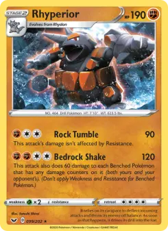 Pokémon-Karte Rhyperior 099/202