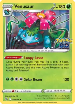 Pokémon-Karte Venusaur 003/078