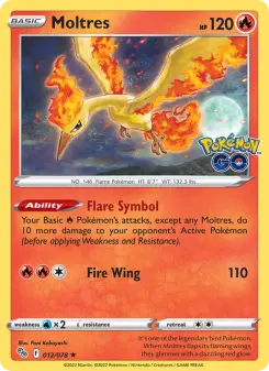 Pokémon-Karte Moltres 012/078