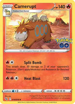 Pokémon-Karte Camerupt 014/078