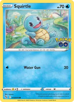 Pokémon-Karte Squirtle 015/078