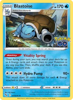 Pokémon-Karte Blastoise 017/078