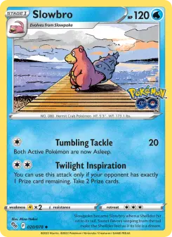 Pokémon-Karte Slowbro 020/078
