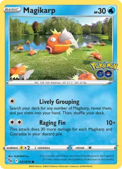 Pokémon-Karte Magikarp 021/078