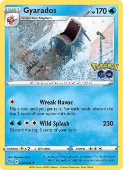 Pokémon-Karte Gyarados 022/078