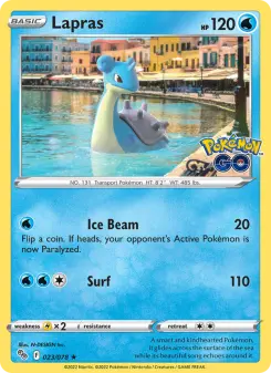 Pokémon-Karte Lapras 023/078
