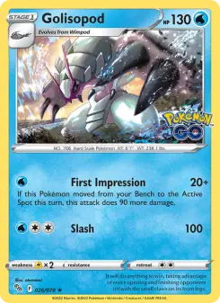 Pokémon-Karte Golisopod 026/078