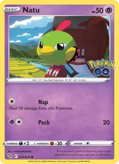Pokémon-Karte Natu 032/078