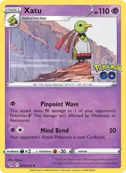 Pokémon-Karte Xatu 033/078