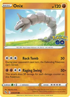 Pokémon-Karte Onix 036/078