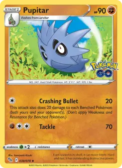Pokémon-Karte Pupitar 038/078