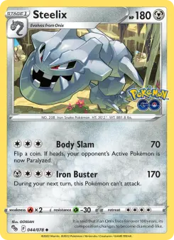 Pokémon-Karte Steelix 044/078