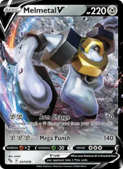 Pokémon-Karte Melmetal V 047/078