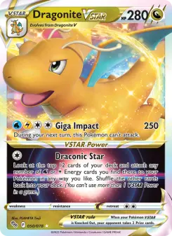 Pokémon-Karte Dragonite VSTAR 050/078