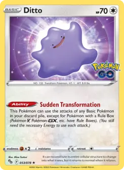 Pokémon-Karte Ditto 053/078