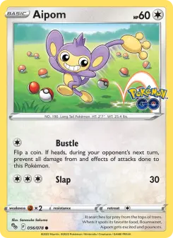 Pokémon-Karte Aipom 056/078