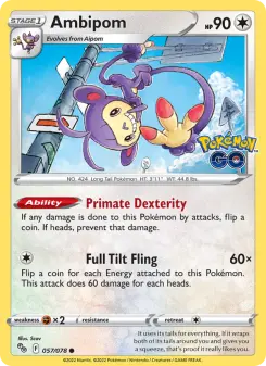Pokémon-Karte Ambipom 057/078