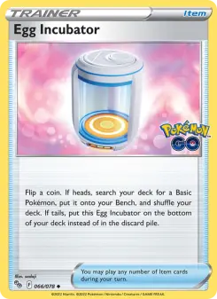 Pokémon-Karte Egg Incubator 066/078