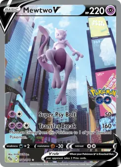 Pokémon-Karte Mewtwo V 072/078