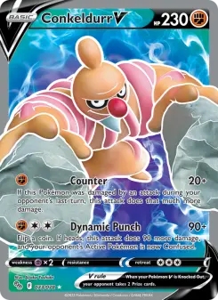 Pokémon-Karte Conkeldurr V 073/078