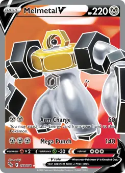 Pokémon-Karte Melmetal V 075/078
