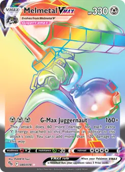 Pokémon-Karte Melmetal VMAX 080/078