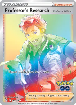 Pokémon-Karte Professor's Research 084/078