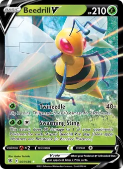 Pokémon-Karte Beedrill V 001/189