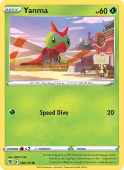 Pokémon-Karte Yanma 006/189