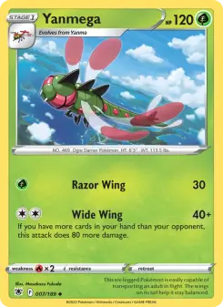 Pokémon-Karte Yanmega 007/189