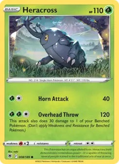 Pokémon-Karte Heracross 008/189