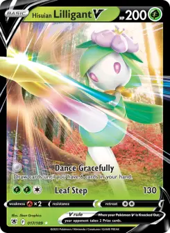 Pokémon-Karte Hisuian Lilligant V 017/189