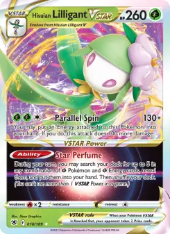 Pokémon-Karte Hisuian Lilligant VSTAR 018/189