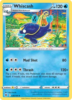 Pokémon-Karte Whiscash 036/189